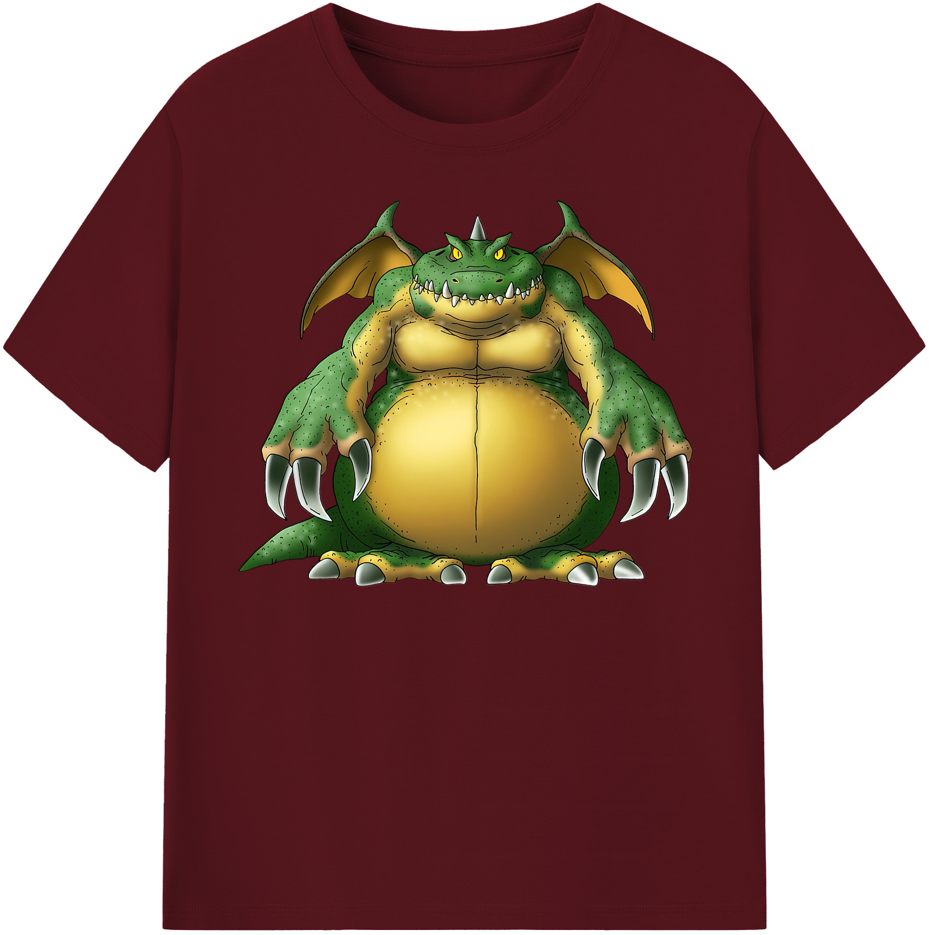 （画像用） ドラゴンクエスト Doragon Kuesuto Dragon Quest 綿100％半袖Tシャツ（フロントプリント）